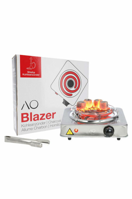 AO Blazer Premium Charcoal Lighter Stainless Steel 1000W 28