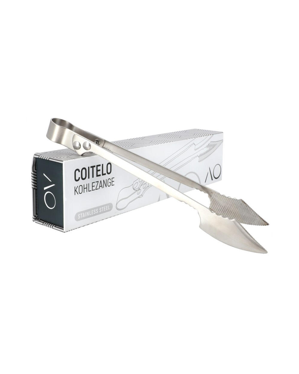 AO Coitelo Kohlezange Edelstahl 34 AO Coitelo Kohlezange Edelstahl 32