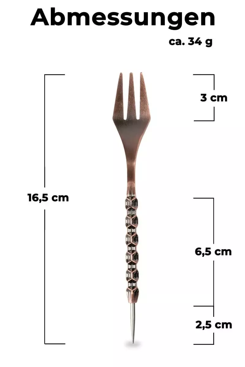 Piercing fork Rose Gold 3