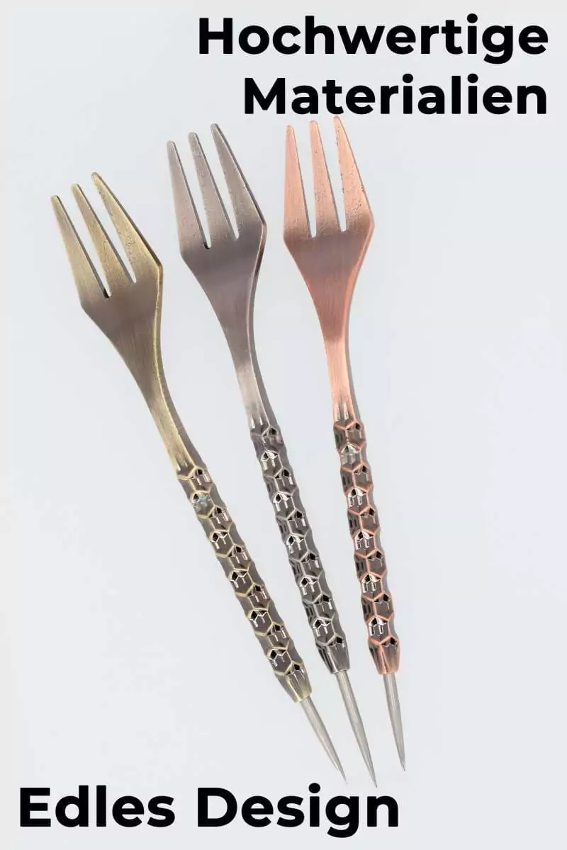 Piercing fork Rose Gold 7