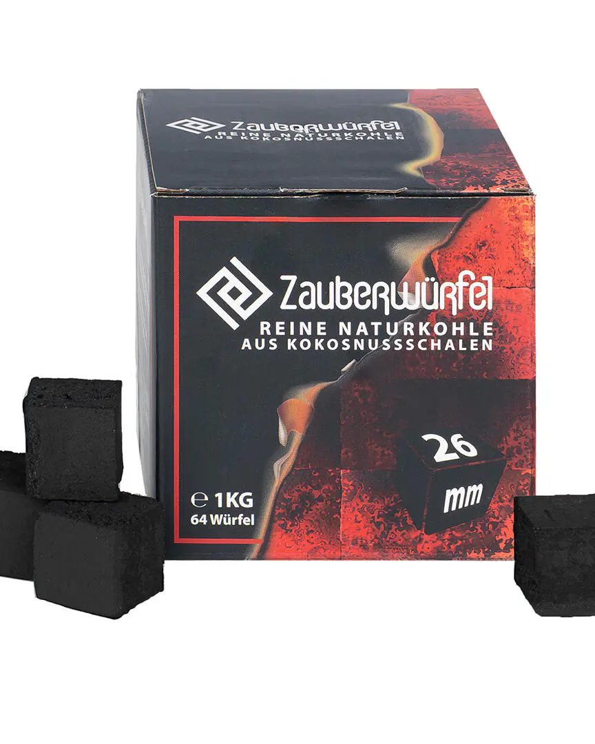 Zauberwürfel 26mm/27mm Naturkohle 1kg 17 Zauberwürfel 26mm/27mm Naturkohle 1kg 17